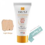 کرم ضد آفتاب رنگی و ضد پیری بژ روشن (پوست خشک تا نرمال)