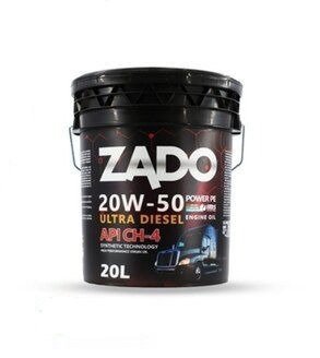 روغن موتور اولترا دیزل برند زادو 20W-50 CH-4 (20 لیتری)