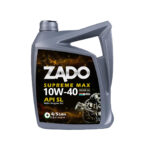 روغن موتور 4.5لیتری نیمه سنستیک برند زادو 10W-40SL تکی و کارتن 4 عدد