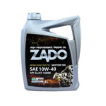روغن موتور 4لیتری نیمه سنستیک برند زادو 10W-40SL تکی و کارتن 6 عدد