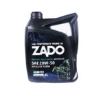 روغن موتور پرمیوم SJ برند زادو 20W-50 تکی و کارتن 6 عدد (4 لیتری)