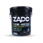 روغن موتور 15W-40 CI-4 مگا دیزل برند زادو (20 لیتری)