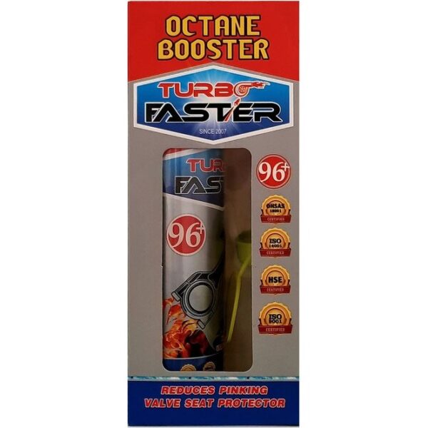 مکمل بنزین توربو برند فستر 400 میلی لیتر بسته تک و 24 عددی | Turbo Faster Octan Booster 400 mL - تصویر 5