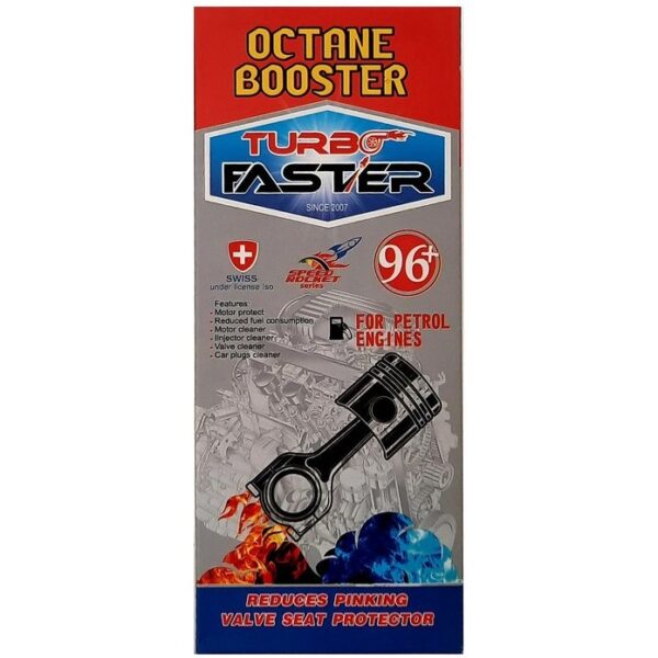 مکمل بنزین توربو برند فستر 400 میلی لیتر بسته تک و 24 عددی | Turbo Faster Octan Booster 400 mL - تصویر 4