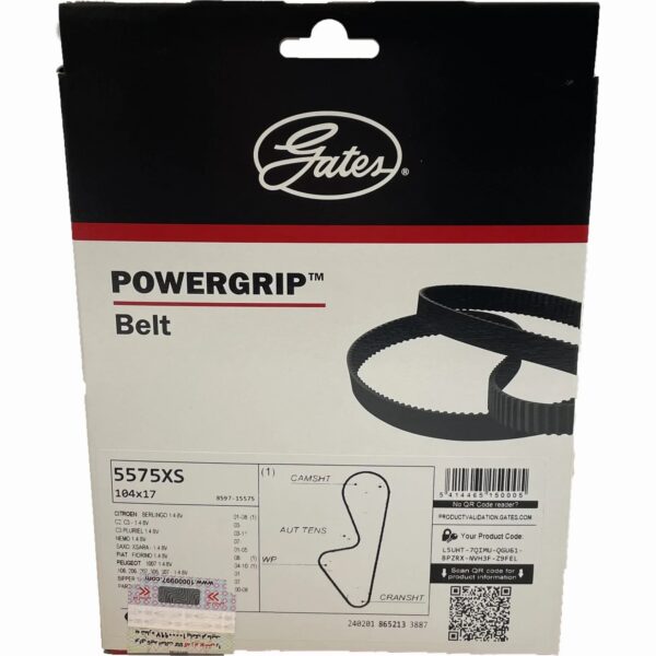 تسمه تایم پاورگریپ TU3 دندانه 104 مناسب موتور TU3