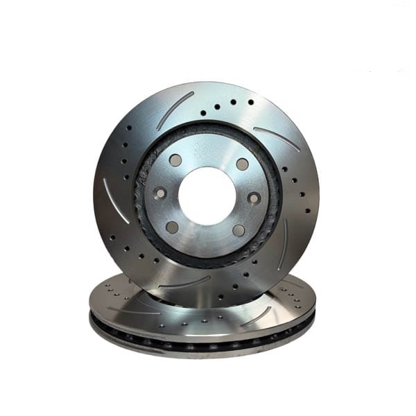 دیسک ترمز جلو پژو 206 تیپ 2 سوراخدار برند آسمکو
