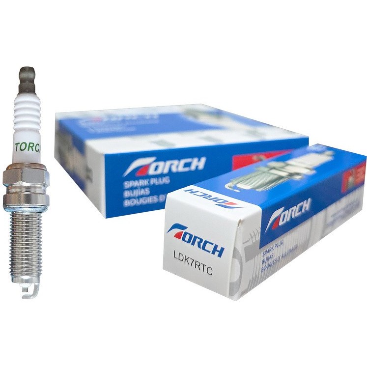 شمع پایه بلند نازک تورچ پراید یورو 4 مشترک با کوئیک GX، سهند و اطلس | TORCH Spark Plug LDK7RTC CHINA