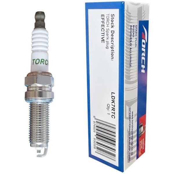 شمع پایه بلند نازک تورچ پراید یورو 4 مشترک با کوئیک GX، سهند و اطلس | TORCH Spark Plug LDK7RTC CHINA - تصویر 2