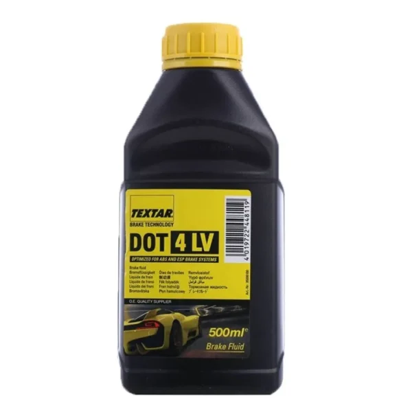 روغن ترمز DOT4 LV پلاس برند تکستار 500 میلی لیتر