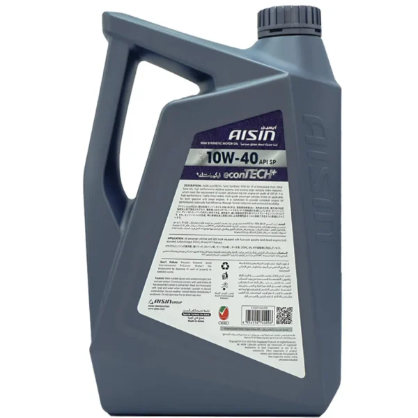 پشت روغن موتور 10W-40SP 4 لیتری
